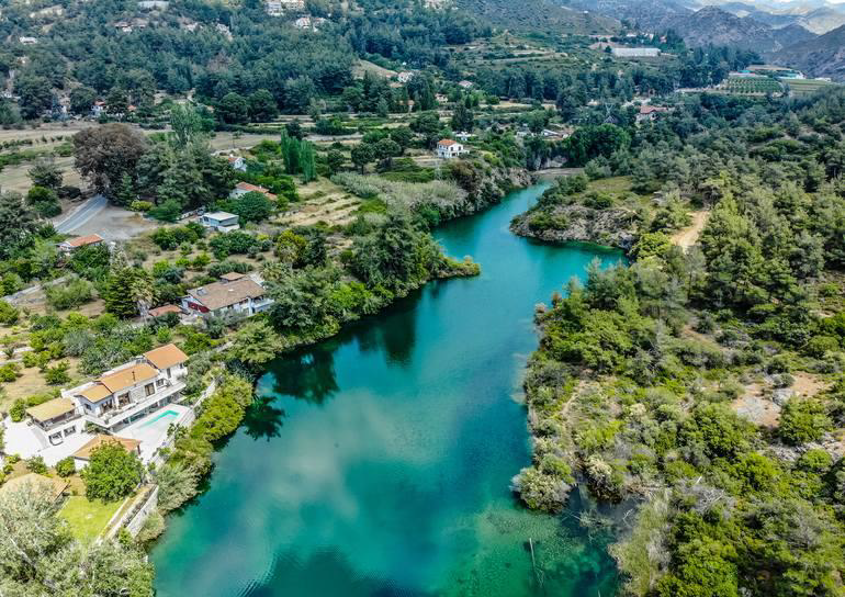 Trimiklini village in the Limassol foothills