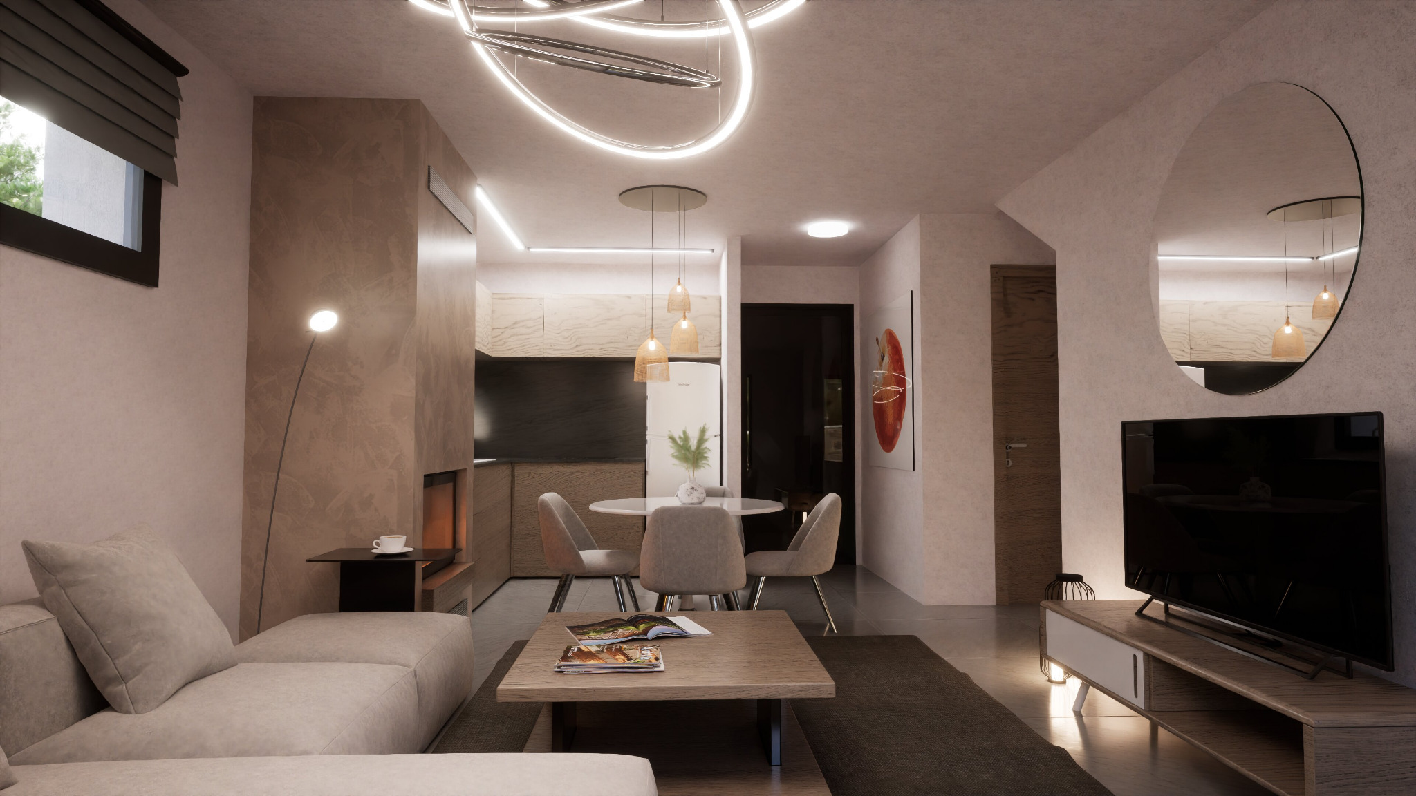 Interior architectural visualisation of Plot 1252